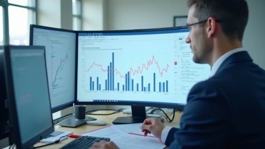 Statistischer Arbeitsplatz mit Grafiken zur Inflationsmessung